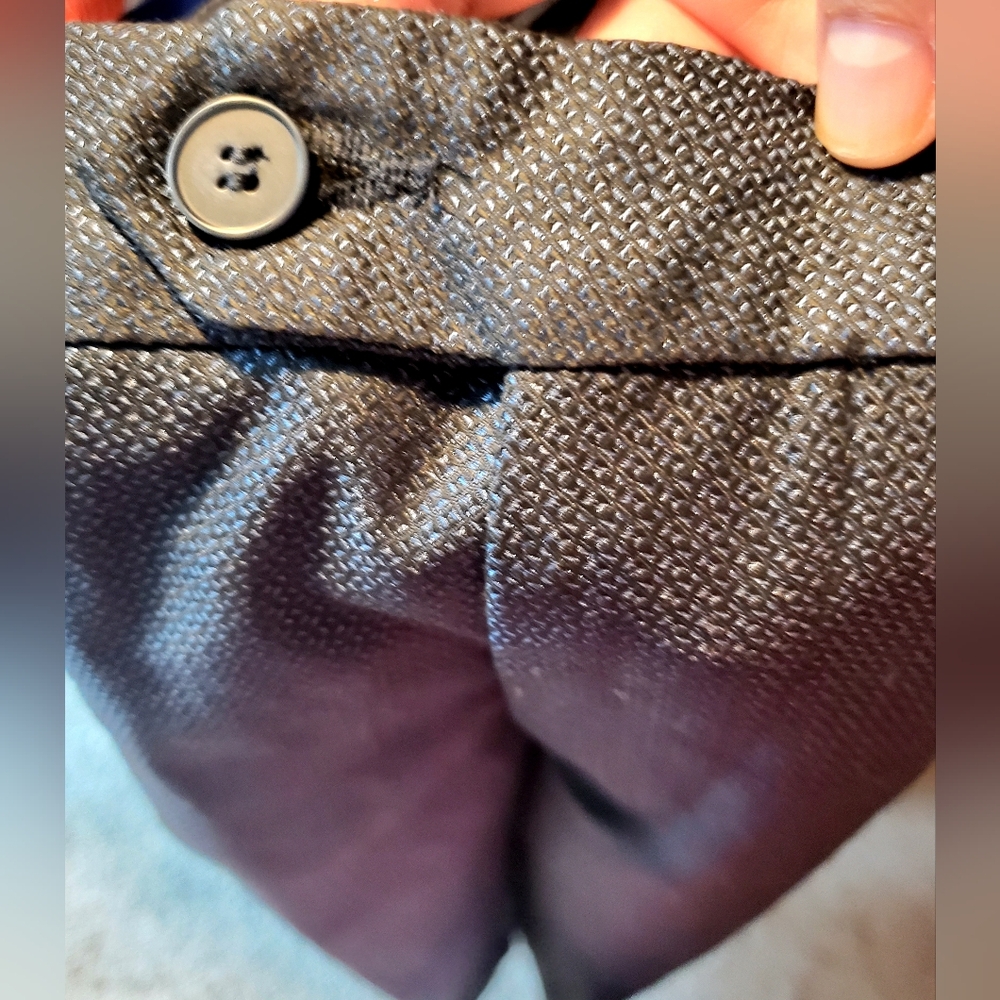 Pique Design Navy Slacks - Picture 7 of 14